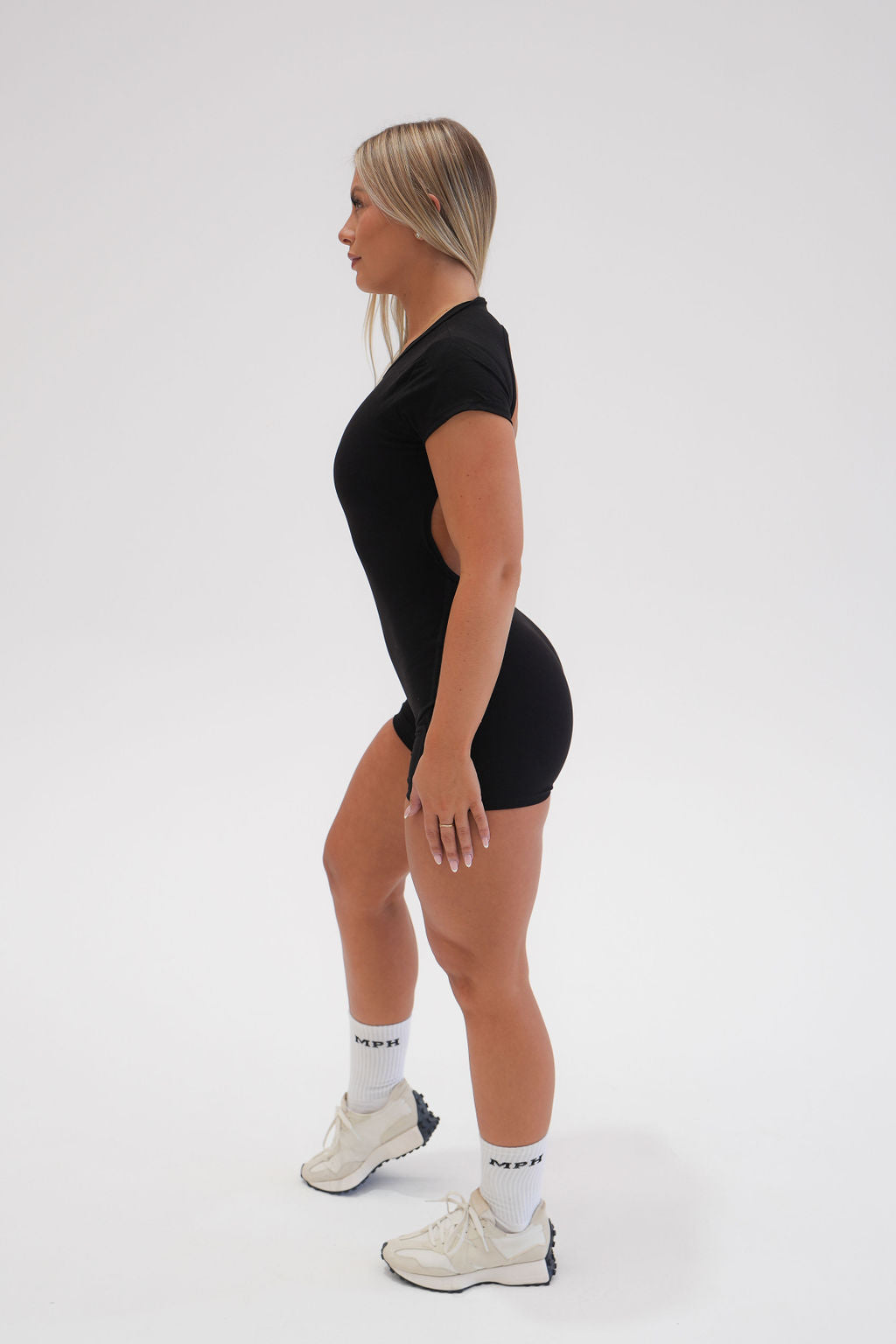 Balance Bodysuit - BLACK