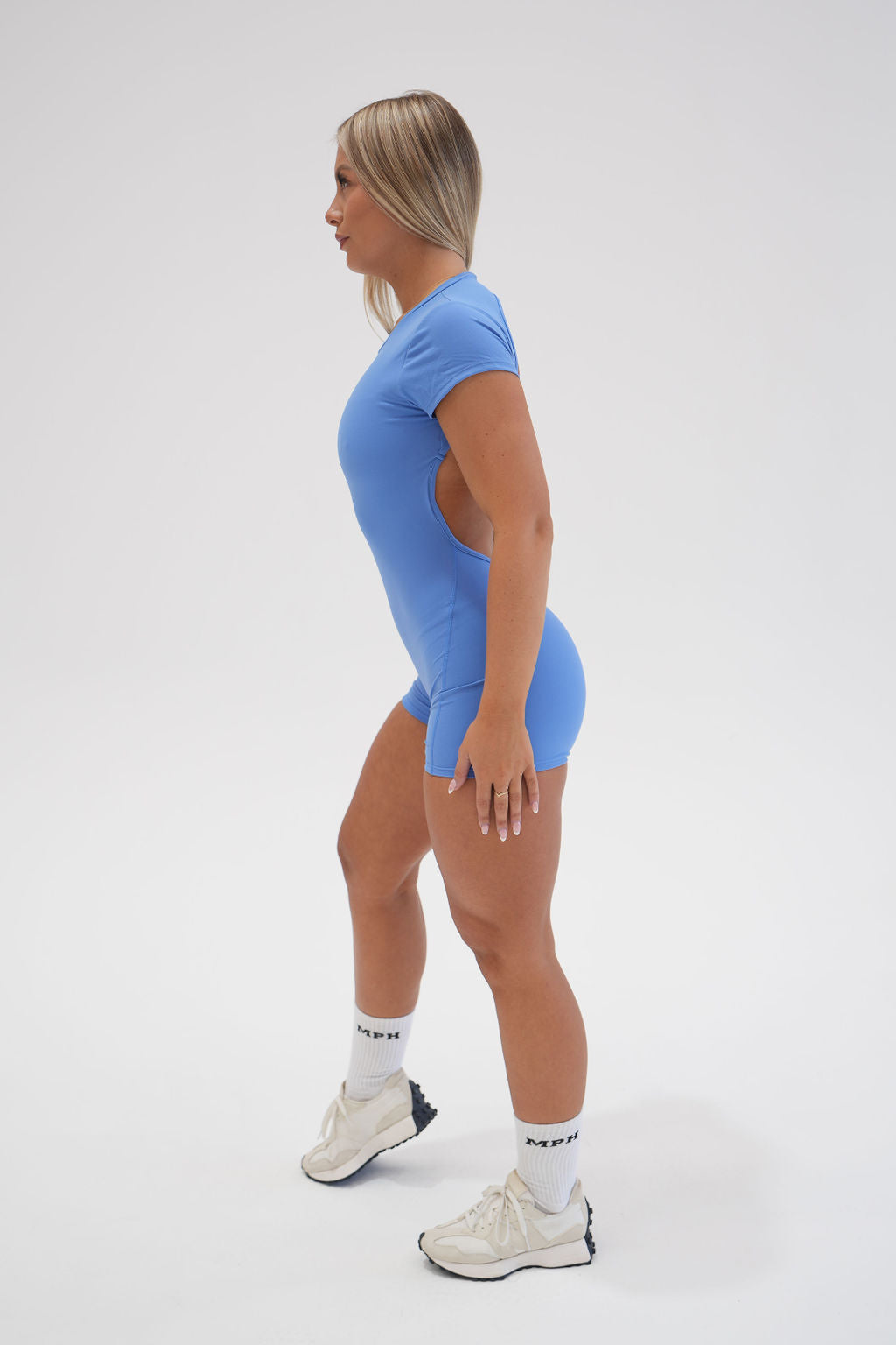 Balance Bodysuit - POWDER BLUE
