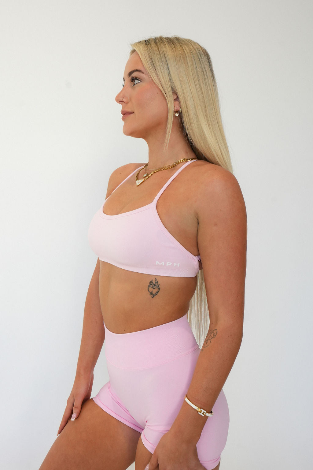 Contour Crop - BABY PINK