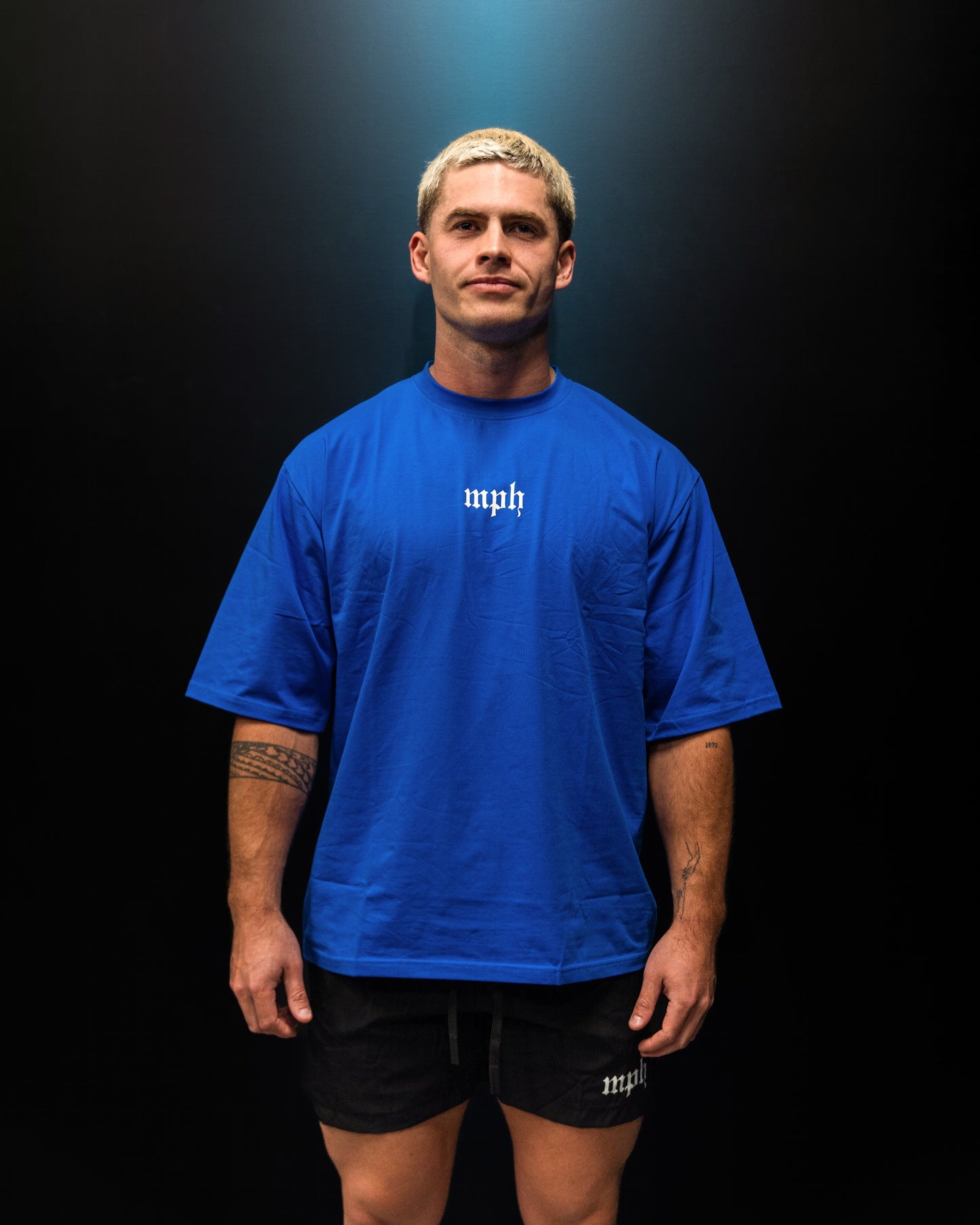 Core Oversize Tee - ELECTRIC BLUE