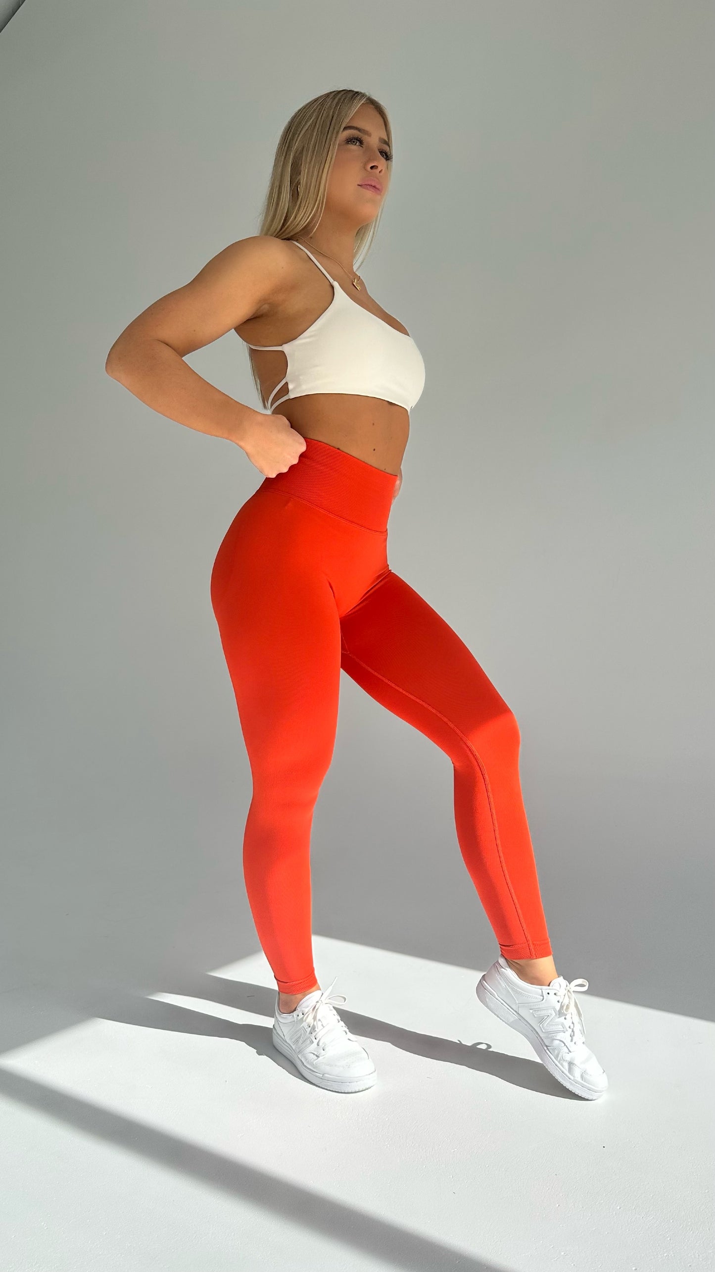 Essential Leggings - SUNSET ORANGE