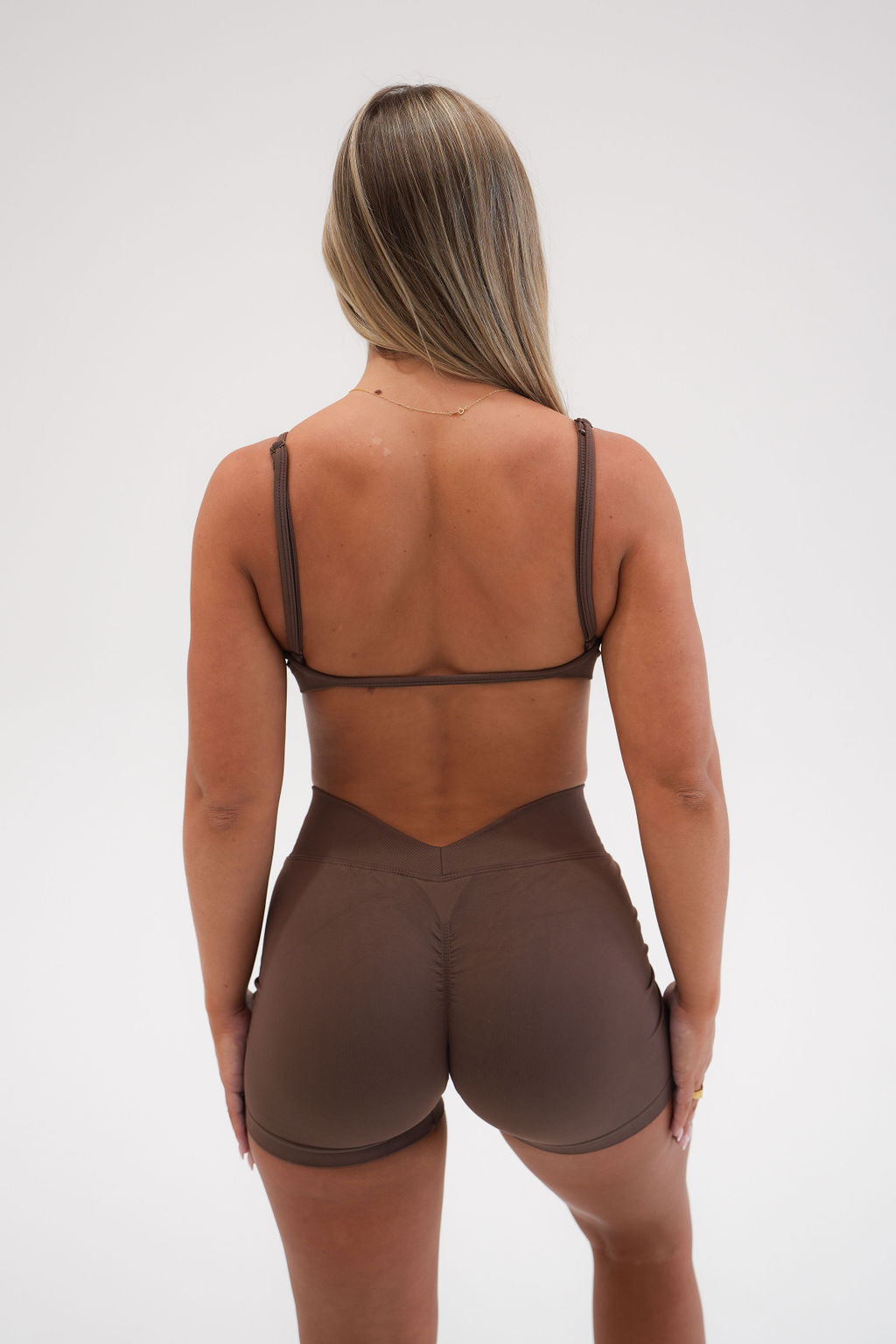 Contour Shorts - CHOCOLATE